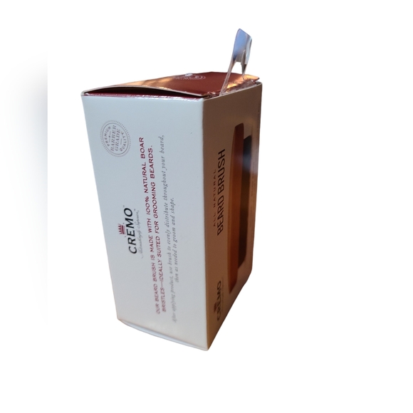 Mens Boar Bristle Beard Brush & Wooden Comb - Picture 5 of 8